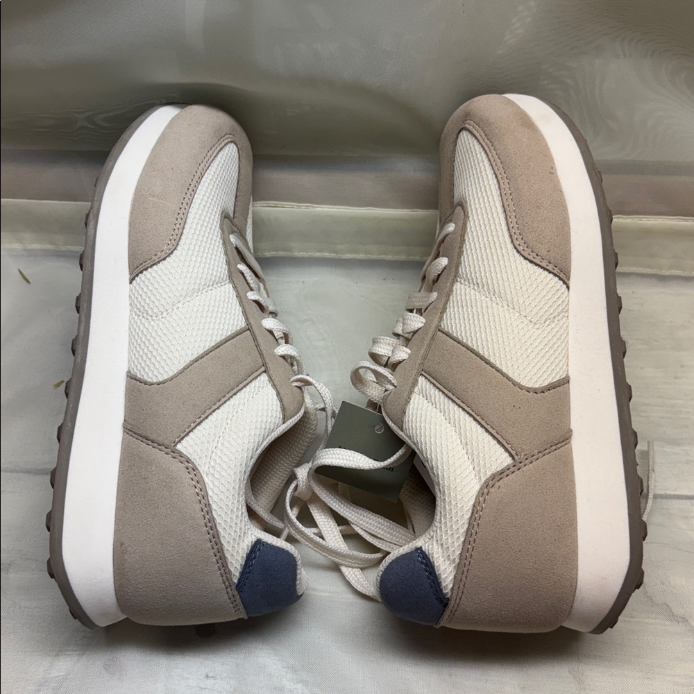 Chester Retro Sneakers Goodfellow & Сот Cream Size 7Men/ 8.5women - Picture 3 of 9